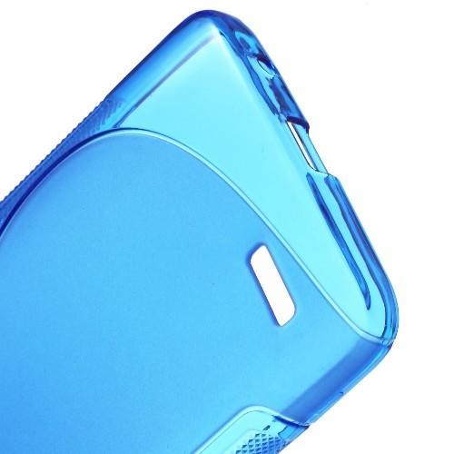 Силиконовый чехол для Huawei Honor 3X голубой