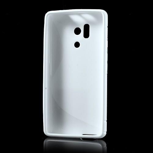 Силиконовый чехол для Huawei Honor 3 белый