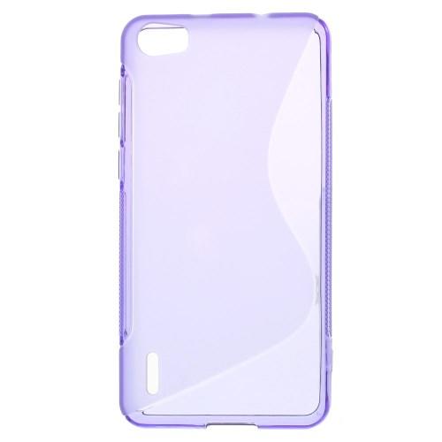 Силиконовый чехол для Huawei Honor 6 фиолетовый