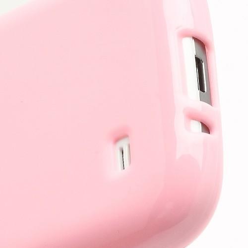 Силиконовый чехол для Samsung Galaxy S4 mini нежно розовый