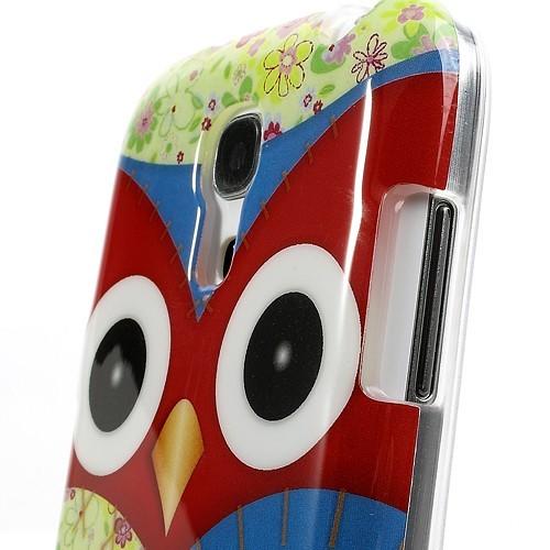 Силиконовый чехол для Samsung Galaxy S4 mini Owl Red