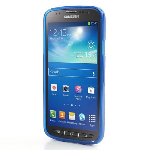 Силиконовый чехол для Samsung Galaxy S4 Active синий