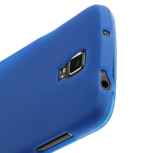 Силиконовый чехол для Samsung Galaxy S4 Active синий