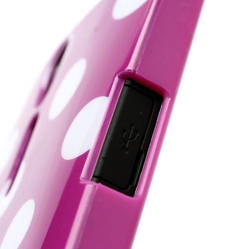 Силиконовый чехол для Sony Xperia S Bubble фиолетовый