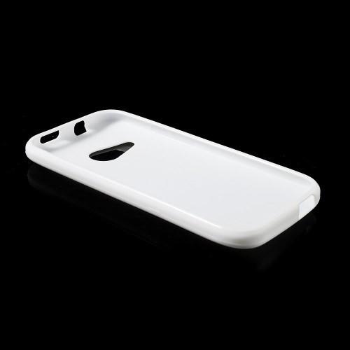 Силиконовый чехол для HTC One mini 2 белый глянцевый