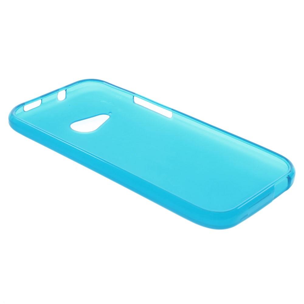 Силиконовый чехол для HTC One mini 2 голубой Flexishield