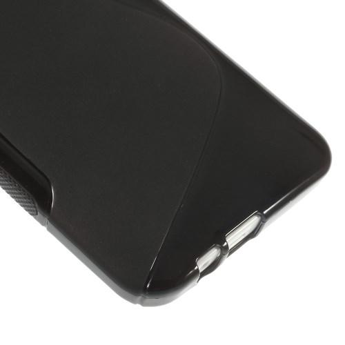 Силиконовый чехол для HTC One E8 черный S-Shape