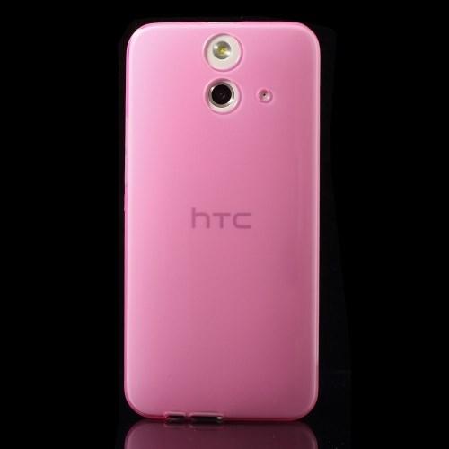 Силиконовый чехол для HTC One E8 розовый