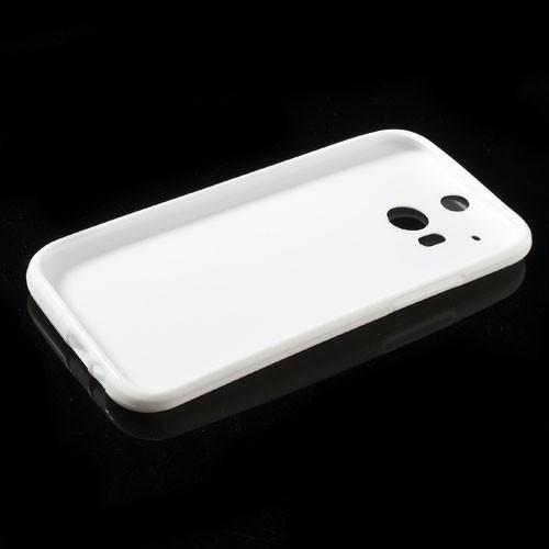 Силиконовый чехол для HTC One M8 белый