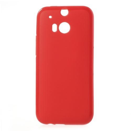 Силиконовый чехол для HTC One M8 красный