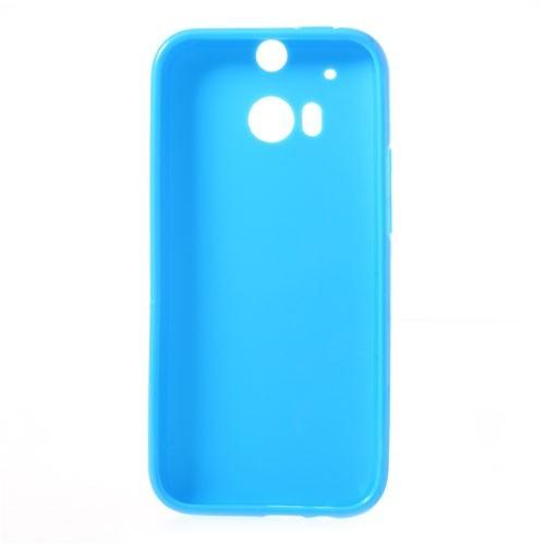 Силиконовый чехол для HTC One M8 голубой