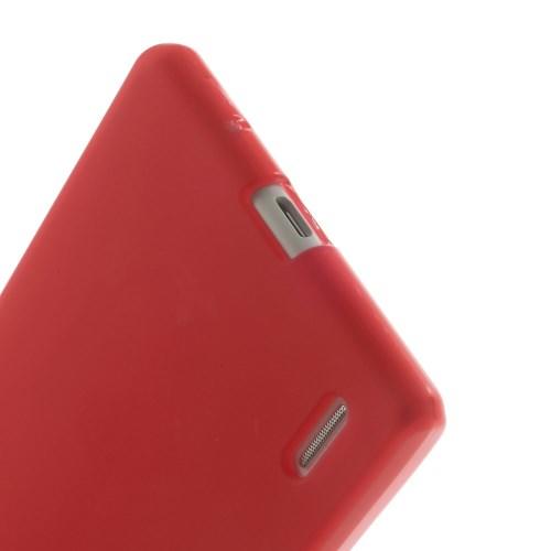 Силиконовый чехол для Huawei Ascend P7 красный