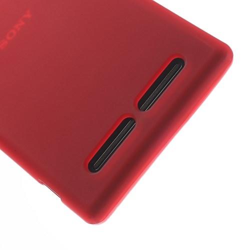 Силиконовый чехол для Sony Xperia T2 Ultra красный