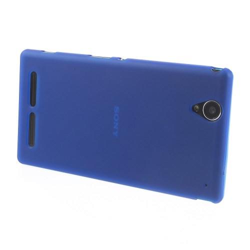 Силиконовый чехол для Sony Xperia T2 Ultra синий