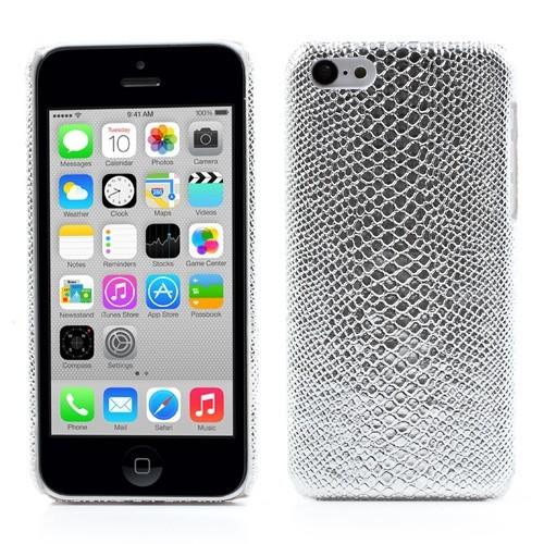 Кейс чехол для iPhone 5C серебро