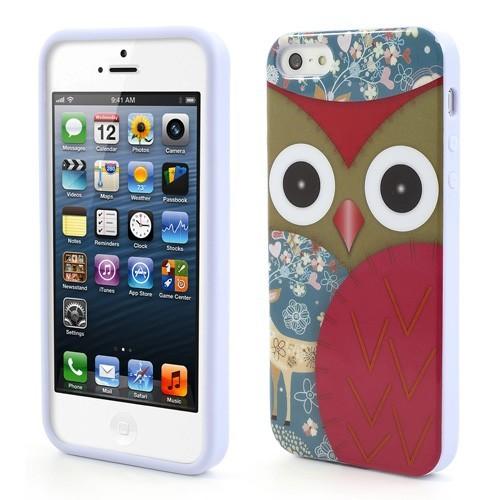 Силиконовый чехол для iPhone 5 и iPhone 5S Owl