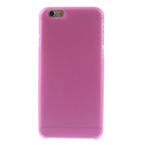 Ультратонкий пластиковый чехол для iPhone 6 Розовый