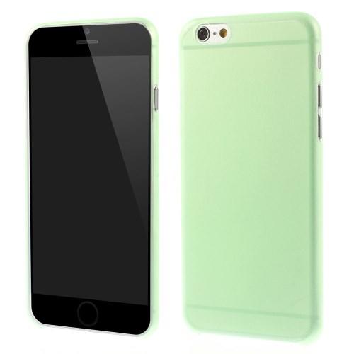 Ультратонкий пластиковый чехол для iPhone 6 зеленый