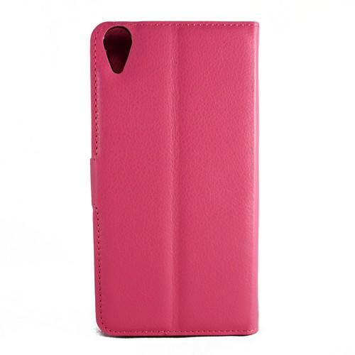 Чехол книжка для HTC Desire 820 Розовый
