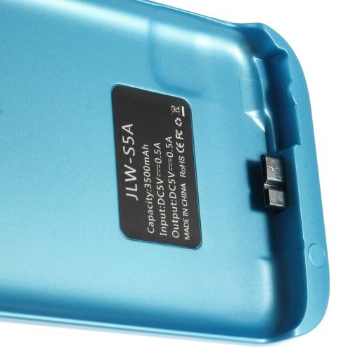 Чехол-аккумулятор для Samsung Galaxy S5 синий