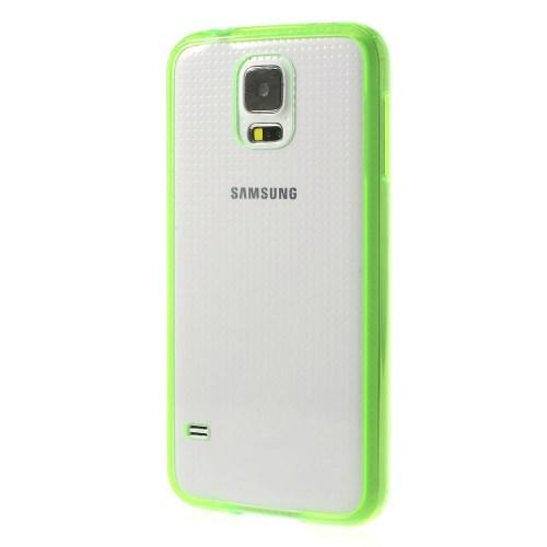 Силиконовый чехол для Samsung Galaxy S5 Crystal&Light Green
