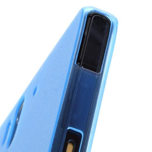 Ультратонкий кейс чехол для Sony Xperia Z синий