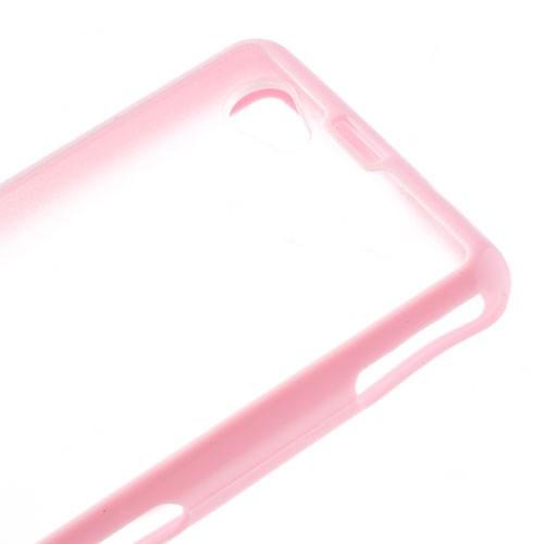 Силиконовый чехол для Sony Xperia Z1 Compact Crystal&Pink