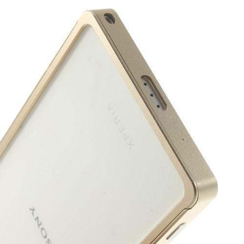 Premium алюминиевый бампер для Sony Xperia Z2 золотой