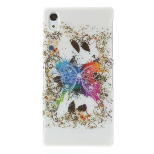 Кейс чехол для Sony Xperia Z2 Colorful Butterfly