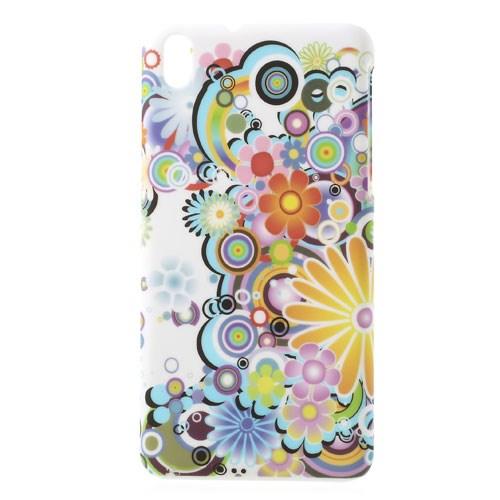 Кейс чехол для HTC Desire 816 Colorful Flowers