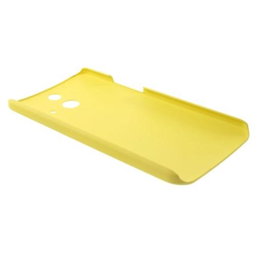 Пластиковый чехол для HTC One E8 желтый