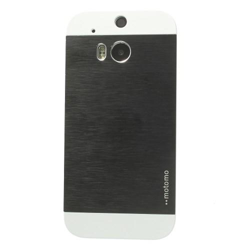 Защитный пластиковый чехол для HTC One M8 цвет Черный/Белый