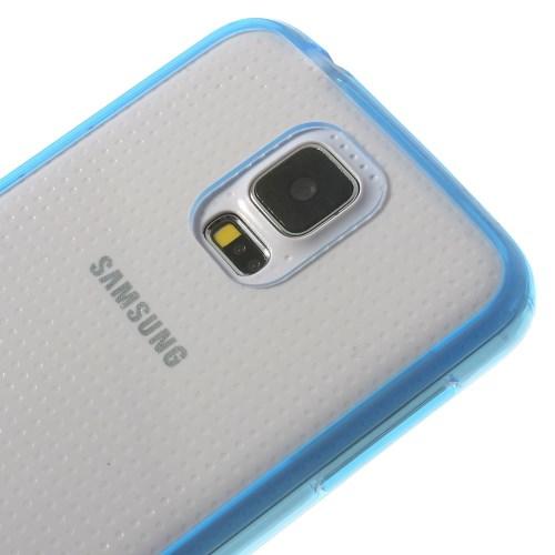 Силиконовый чехол для Samsung Galaxy S5 Crystal&Blue
