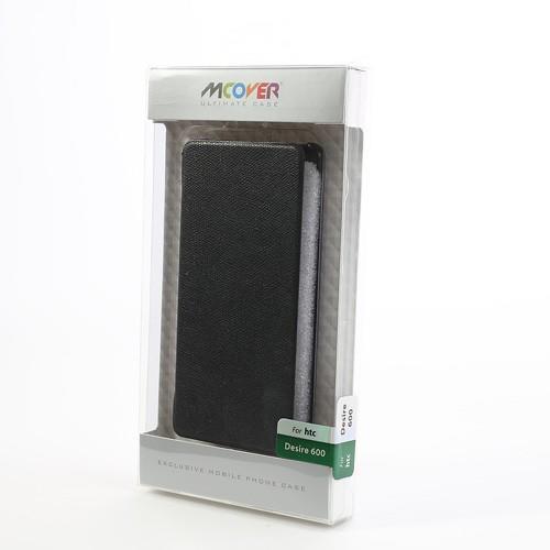 Flip кожаный чехол книжка для HTC Desire 600 черный