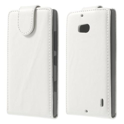 Кожаный Down flip чехол для Nokia Lumia 930 белый