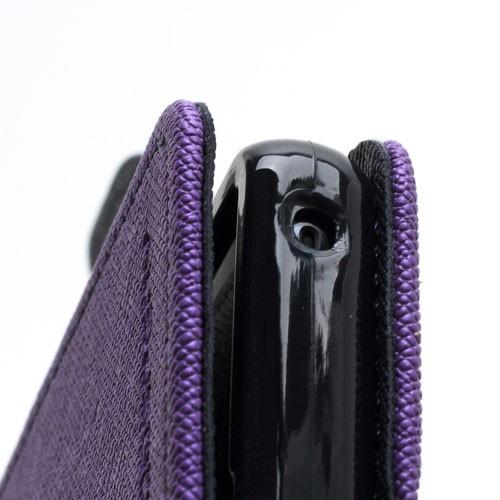Flip чехол книжка для Sony Xperia Z Purple/Dark Blue