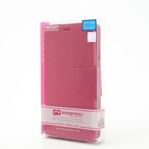 Flip чехол книжка для Sony Xperia Z розовый