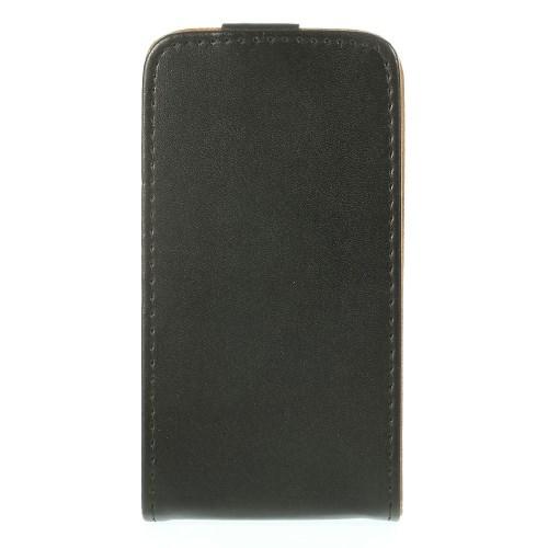 Кожаный flip чехол для Sony Xperia E1 и Sony Xperia E1 dual черный