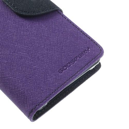 Чехол книжка для Sony Xperia Z1 Compact фиолетовый