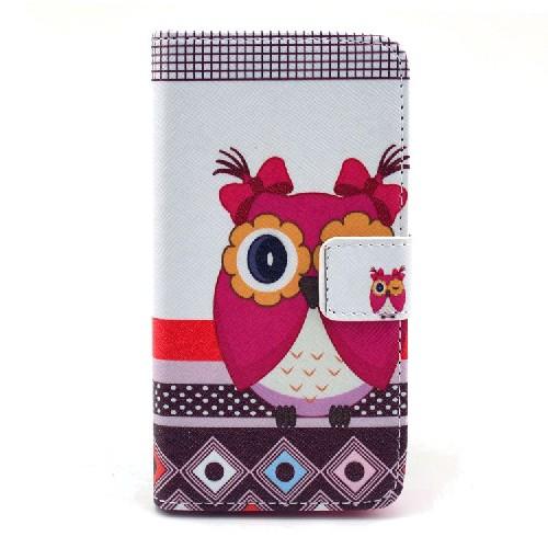 Чехол книжка для Sony Xperia Z1 Compact орнамент Rose Owl