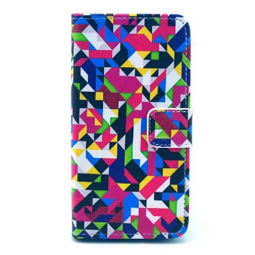 Чехол книжка для Sony Xperia Z1 Compact орнамент Geometric Pattern