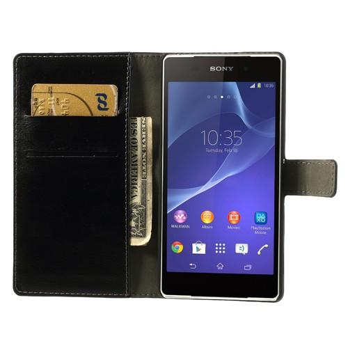 Чехол книжка для Sony Xperia Z2 черный