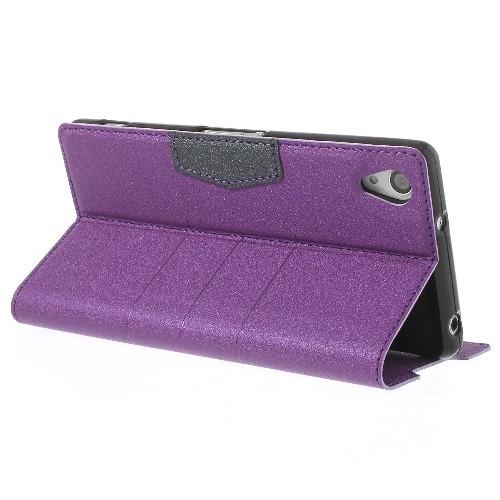 Flip чехол книжка для Sony Xperia Z2 фиолетовый Mercury CaseOn