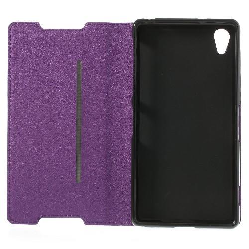 Flip чехол книжка для Sony Xperia Z2 фиолетовый Mercury CaseOn
