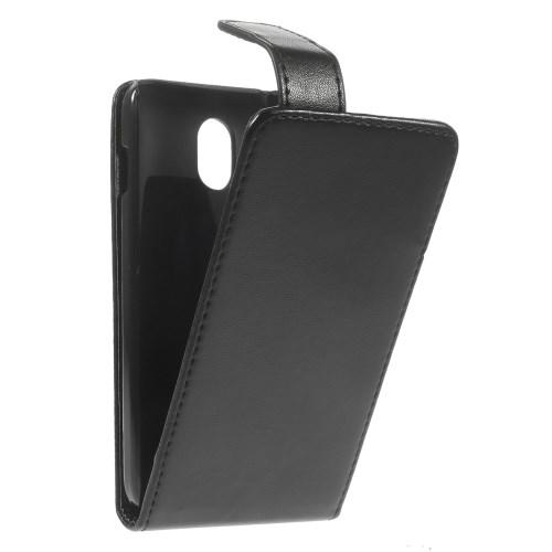 Кожаный чехол флип для HTC Desire 210 черный