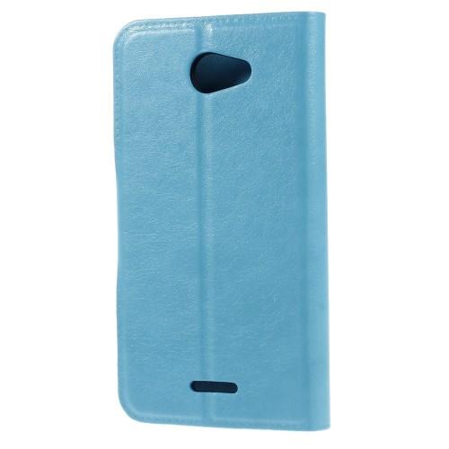 Чехол книжка для HTC Desire 516 голубой
