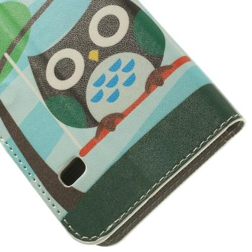 Чехол книжка для Samsung Galaxy S5 mini Fancy Owl