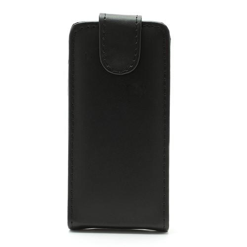 Кожаный чехол флип для Samsung Galaxy S4 mini черный