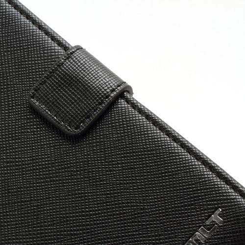 Кожаный чехол книжка для Sony Xperia V черный
