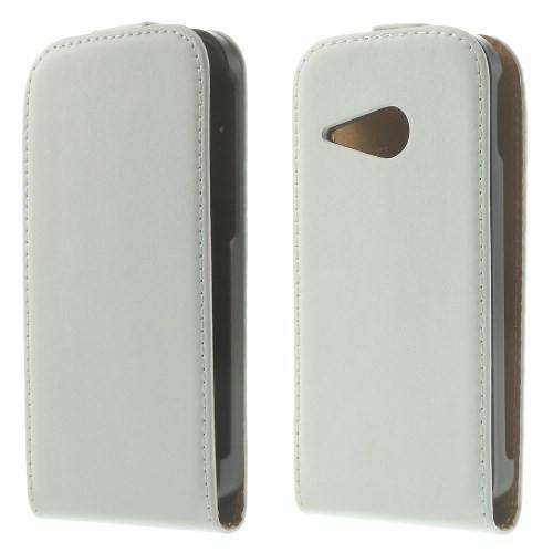 Кожаный чехол книжка Down Flip для HTC One mini 2 белый